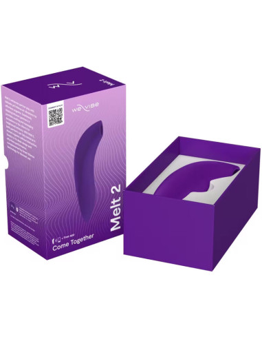 WE VIBE MELT 2 AIR PULSE CLITORAL STIMULATOR PURPLE