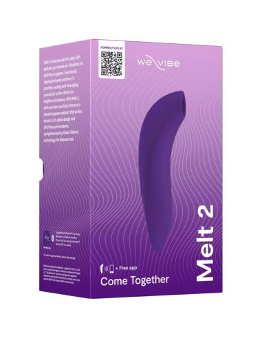 WE VIBE MELT 2 AIR PULSE CLITORAL STIMULATOR PURPLE