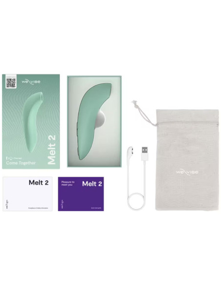 WE VIBE MELT 2 AIR PULSE CLITORAL STIMULATOR SAGE