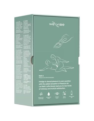 WE VIBE MELT 2 AIR PULSE CLITORAL STIMULATOR SAGE