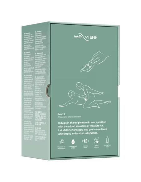 WE VIBE MELT 2 AIR PULSE CLITORAL STIMULATOR SAGE