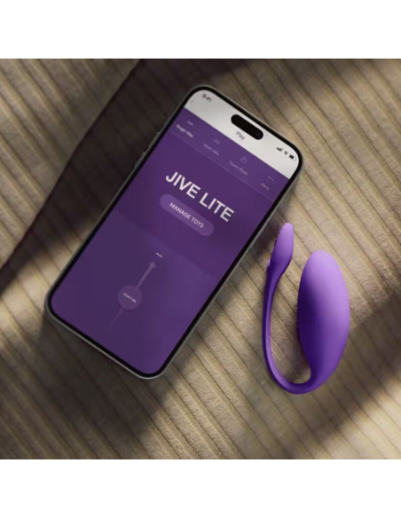 WE VIBE JIVE LITE APP CONTROLLED WEARABLE EGG VIBRATOR PURPLE
