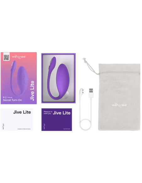 WE VIBE JIVE LITE APP CONTROLLED WEARABLE EGG VIBRATOR PURPLE