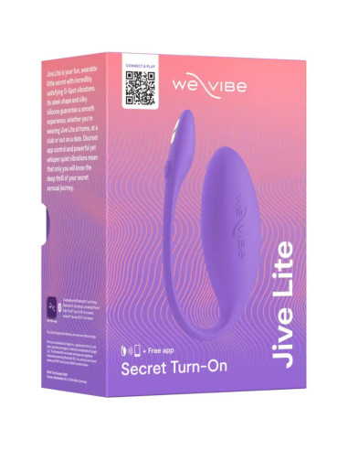 WE VIBE JIVE LITE APP CONTROLLED WEARABLE EGG VIBRATOR PURPLE