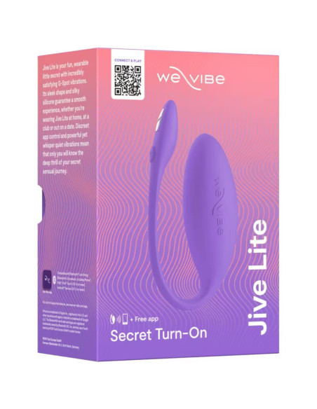 WE VIBE JIVE LITE APP CONTROLLED WEARABLE EGG VIBRATOR PURPLE