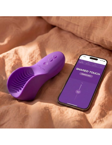 WE VIBE SHARED TOUCH DOUBLE SIDED COUPLES VIBRATOR PURPLE