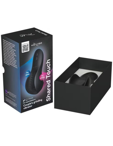 WE VIBE SHARED TOUCH DOUBLE SIDED COUPLES VIBRATOR BLACK