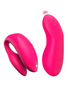 WE VIBE CHORUS PRO PREMIUM COUPLES VIBRATOR ELECTRIC PINK