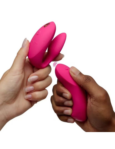 WE VIBE CHORUS PRO PREMIUM COUPLES VIBRATOR ELECTRIC PINK
