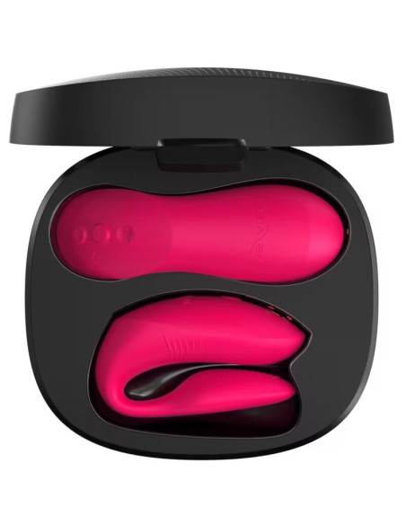 WE VIBE CHORUS PRO PREMIUM COUPLES VIBRATOR ELECTRIC PINK