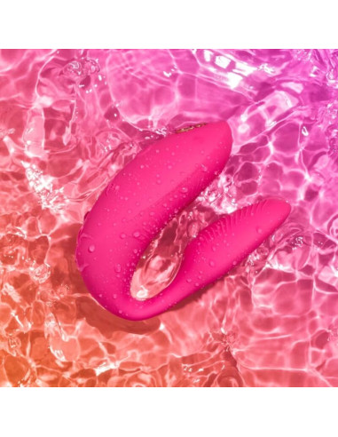 WE VIBE CHORUS PRO PREMIUM COUPLES VIBRATOR ELECTRIC PINK