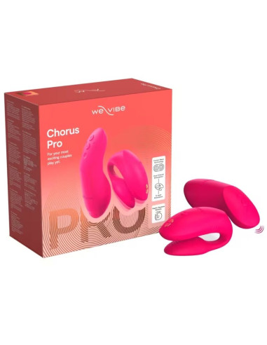 WE VIBE CHORUS PRO PREMIUM COUPLES VIBRATOR ELECTRIC PINK