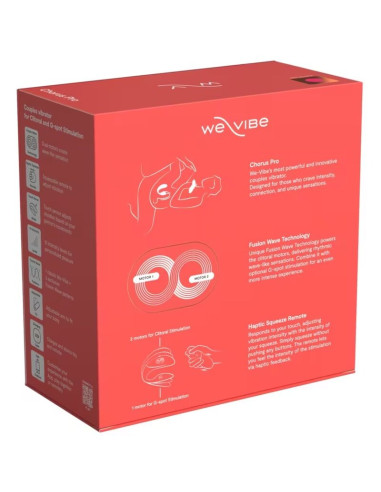 WE VIBE CHORUS PRO PREMIUM COUPLES VIBRATOR ELECTRIC PINK