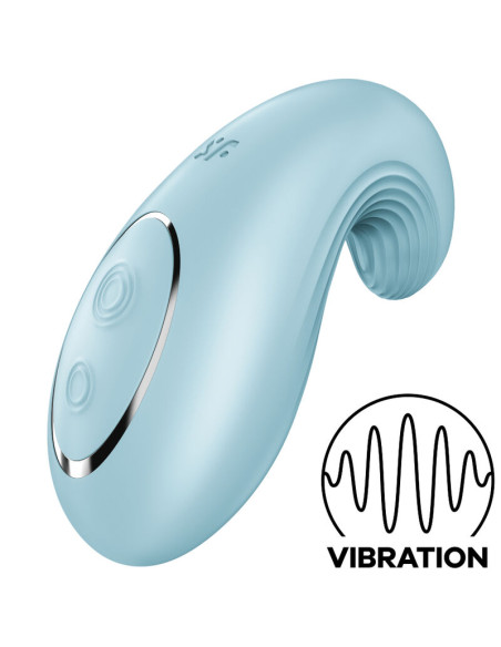 SATISFYER DIPPING DELIGHT VIBRADOR LAY ON AZUL