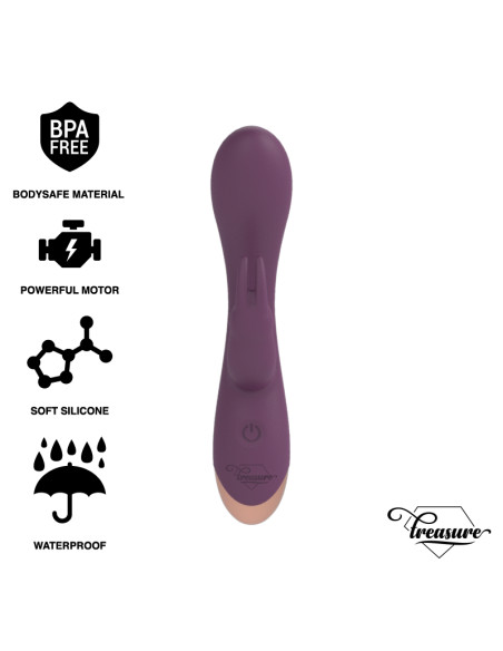 TREASURE LAURENCE RABBIT VIBRADOR COMPATIBLE CON LA TECNOLOGIA WATCHME WIRELESS