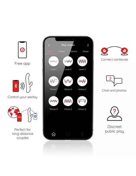 ONINDER OSLO VIBRACION Y ROTACION ROSA APLICACION GRATUITA