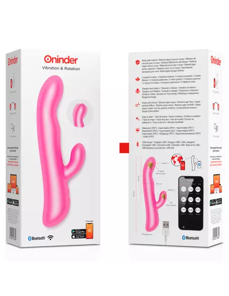 ONINDER OSLO VIBRACION Y ROTACION ROSA APLICACION GRATUITA