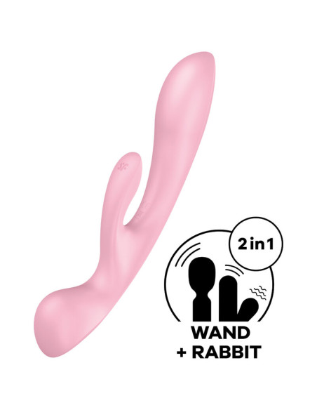 SATISFYER TRIPLE OH VIBRADOR HIBRIDO AZUL