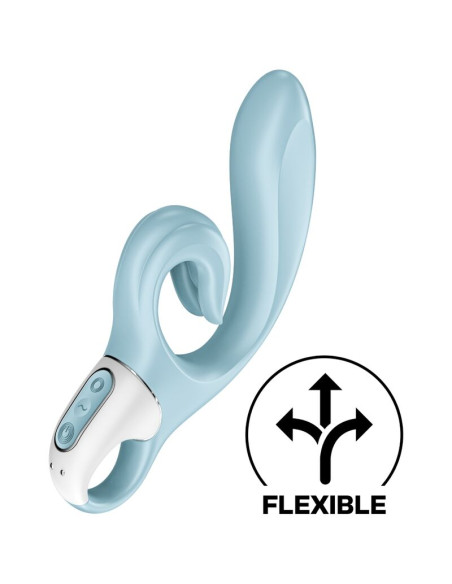 SATISFYER LOVE ME VIBRADOR RABBIT AZUL