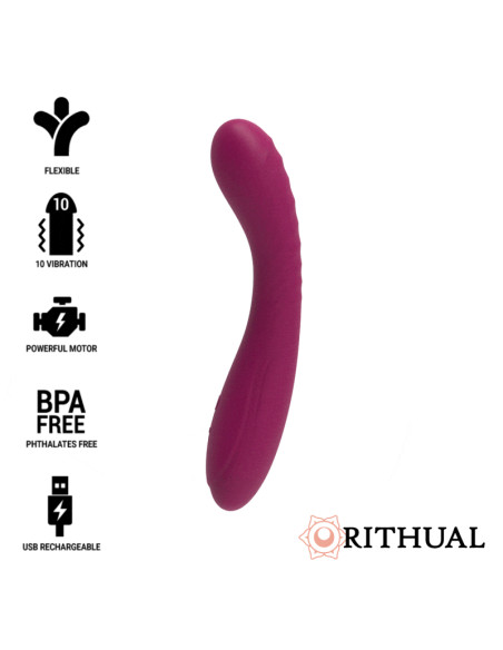 ESTIMULADOR RITUAL KRIYA PUNTO G RECARGABLE ORQUIDEA