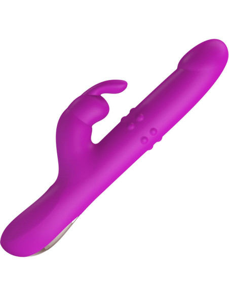 PRETTY LOVE REESE VIBRADOR CON ROTACION MORADO