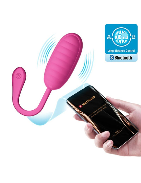 PRETTY LOVE CATALINA HUEVO VIBRADOR RECARGABLE ROSA