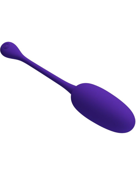 PRETTY LOVE KNUCKER HUEVO VIBRADOR RECARGABLE LILA