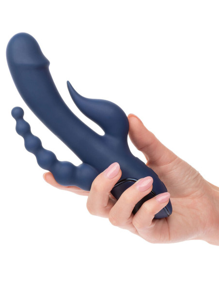 CALEXOTICS VIBRADOR TRIPLE ORGASM AZUL