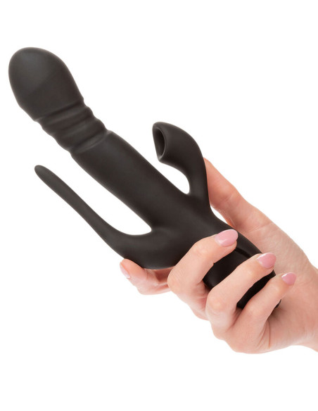 CALEXOTICS VIBRADOR TRIPLE EUPHORIA NEGRO