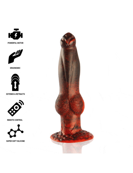 EPIC PROMETHEUS DILDO TITAN EN LLAMAS CONTROL REMOTO