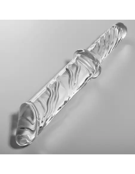 NEBULA SERIES BY IBIZA MODELO 24 DILDO CRISTAL BOROSILICATO TRANSPARENTE 285 CM O 5 CM
