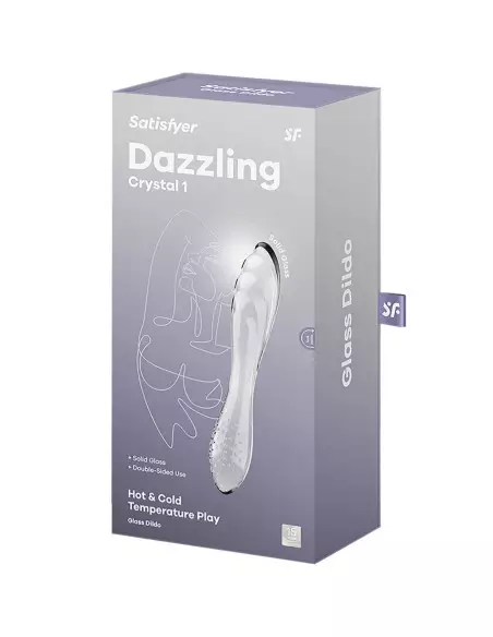 SATISFYER DAZZLING CRYSTAL TRANSPARENTE