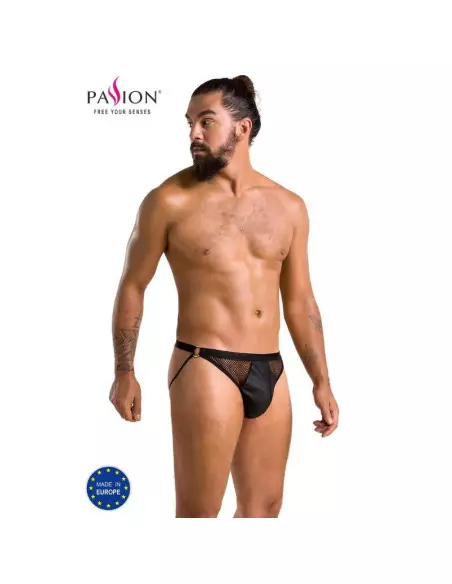 PASSION 034 SLIP OPEN LUKE NEGRO L XL
