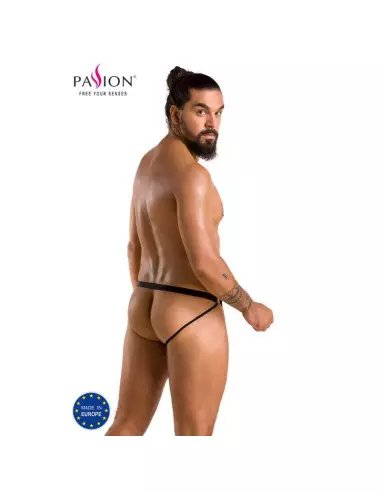 PASSION 034 SLIP OPEN LUKE NEGRO L XL