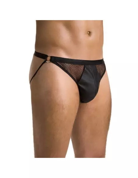 PASSION 034 SLIP OPEN LUKE NEGRO L XL