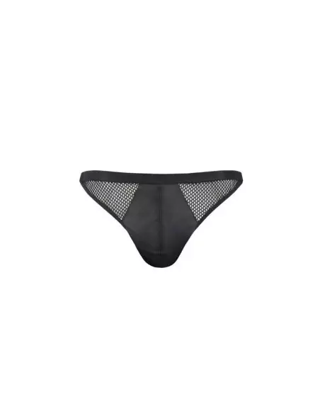 PASSION 034 SLIP OPEN LUKE NEGRO L XL