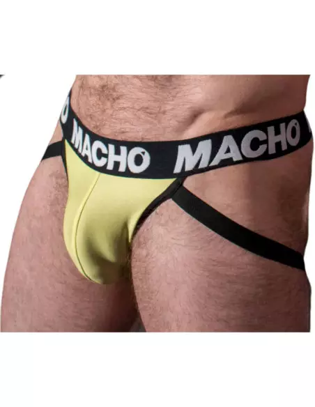 MACHO MX25A JOCK AMARILLO LYCRA S