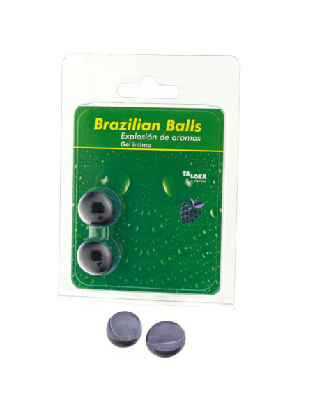 TALOKA BRAZILIAN BALLS GEL INTIMO FRUTAS DEL BOSQUE 2 BOLAS