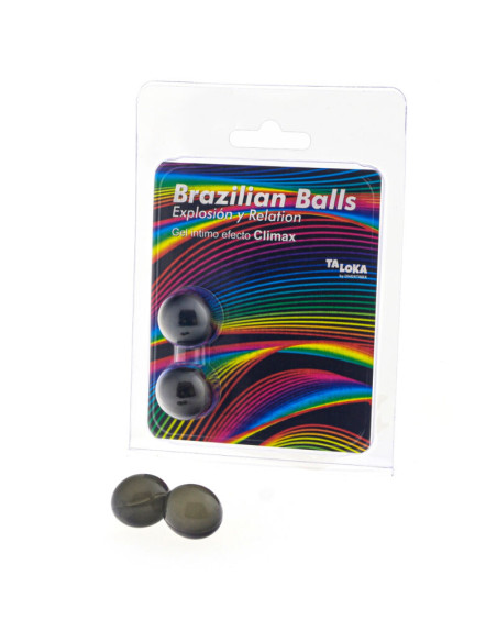 TALOKA BRAZILIAN BALLS GEL EXCITANTE EFECTO CLIMAX 2 BOLAS