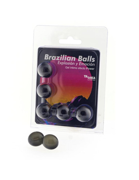 TALOKA BRAZILIAN BALLS GEL EXCITANTE EFECTO POWER 5 BOLAS