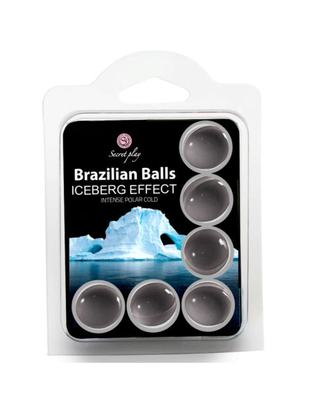 SECRET PLAY SET 6 BRAZILIAN BALLS EFECTO ICEBERG