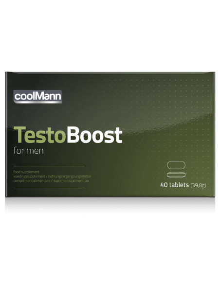 COBECO COOLMANN TESTO BOOST POTENCIADOR CON TRIBULUS TERRESTRIS 40 TABS