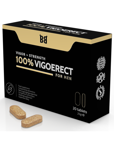 BLACK BULL 100 VIGOERECT POTENCIADOR PARA HOMBRE 20 CAPSULAS