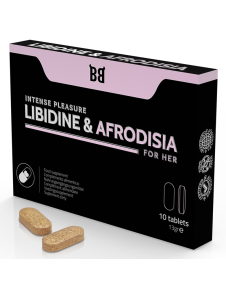 BLACK BULL LIBIDINE AFRODISIA PLACER INTENSO PARA MUJER 10 CAPSULAS