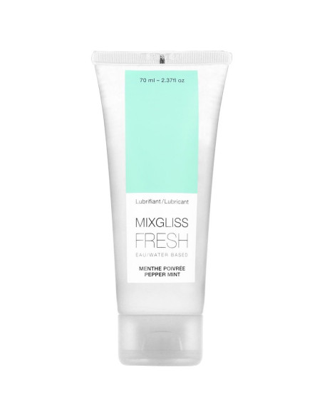 MIXGLISS LUBRICANTE BASE AGUA EFECTO FRIO SABOR A MENTA 70 ML