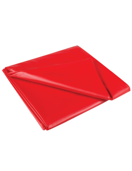 JOYDIVISION SEXMAX SABANA ROJA DE PLASTICO REUTILIZABLE