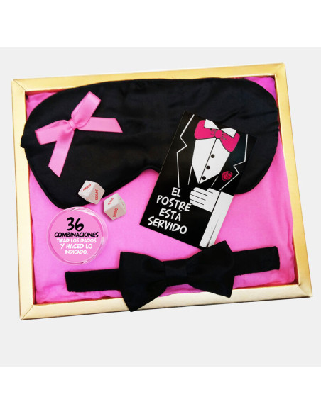 INEDIT KIT EROTICO ANTIFAZ EL POSTRE ESTA SERVIDO