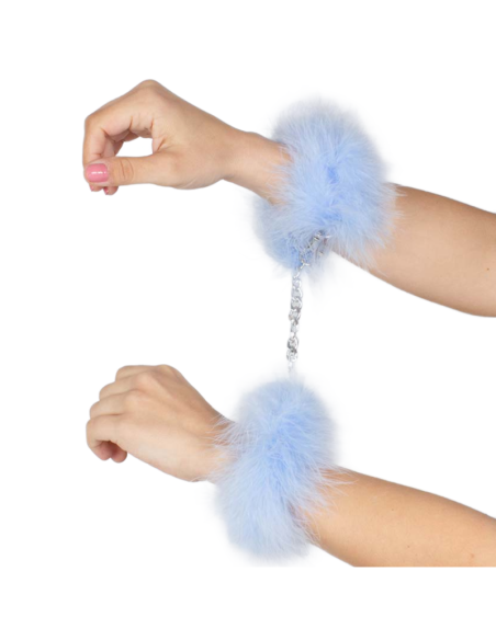 SECRETPLAY ESPOSAS AZUL MARABOU