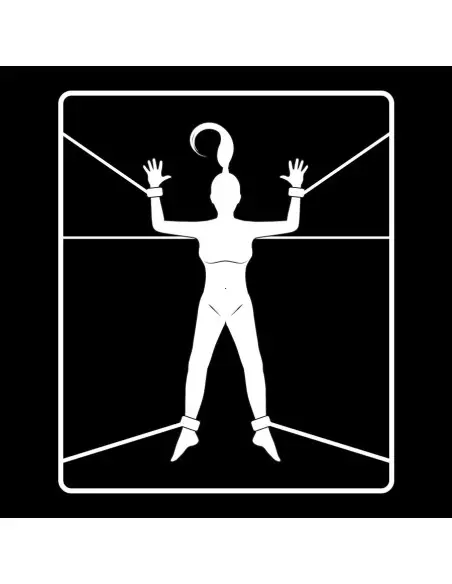 FETISH SUBMISSIVE SET DE ESPOSAS Y ATADURAS CON FORRO DE NOPRENO