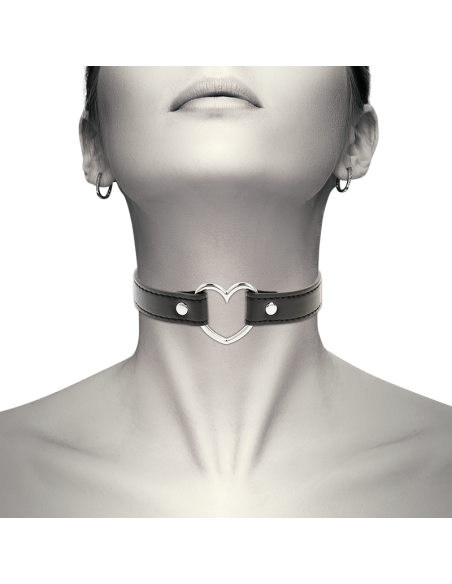 COQUETTE CHIC DESIRE COLLAR CUERO VEGANO ACCESORIO WOMAN CORAZON